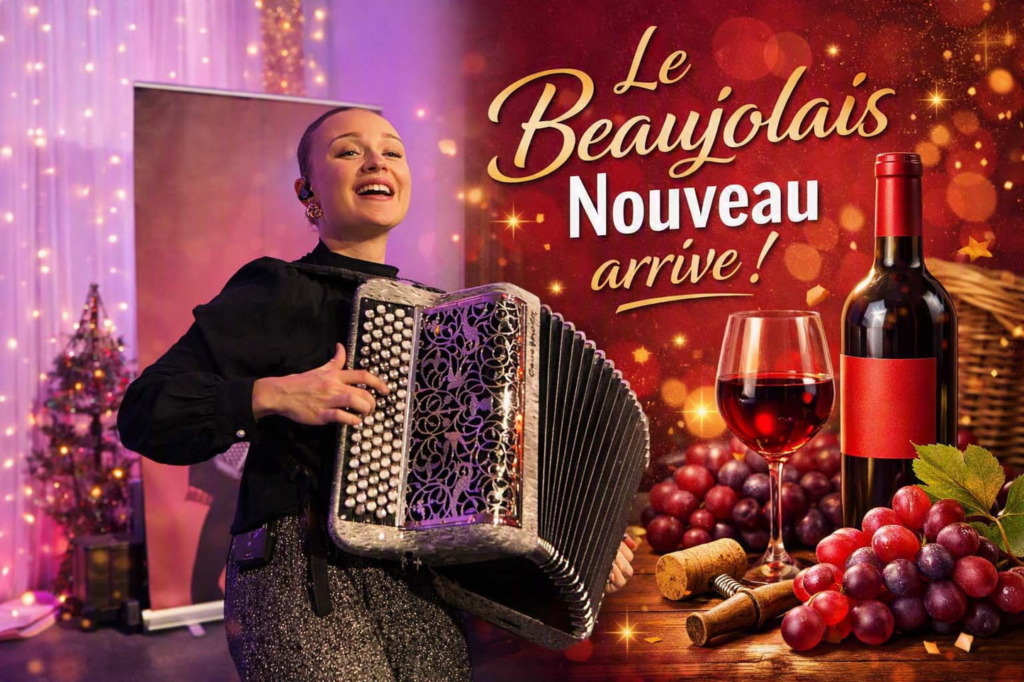 NOUVEAU Déjeuner dansant Beaujolais Nouveau - Escargot O'Complexe Francourt - Samedi 21 novembre 2026